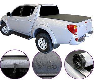 Capota Marítima Flash Cover L200 Curva Até 2016 + Par Suporte Brinde