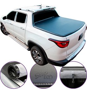 Capota Marítima Flash Cover Fiat Toro 2016 Até 2026 + Suporte Reserva