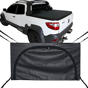 Bolsa Caçamba Ecobag Flash Cover Strada Protege Sua Carga 296L Preto