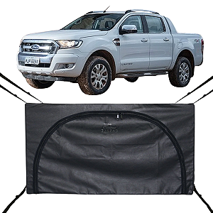Bolsa Caçamba Ecobag Flash Cover Ranger Limited Protege Sua Carga Preto