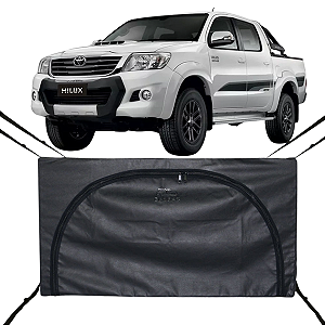 Bolsa Caçamba Ecobag Flash Cover Hilux C/Santo Protege Sua Carga Preto