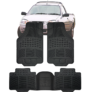 Tapete Automotivo Carpete Borracha Pvc Reforçado Com Tunel Courier