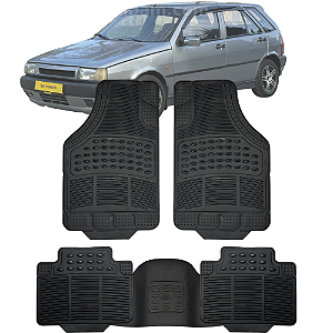 Tapete Automotivo Carpete Borracha PVC Reforçado Com Tunel Fiat Tipo