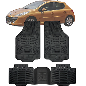 Tapete Automotivo Carpete Borracha PVC Reforçado Com Tunel 207 Hatch