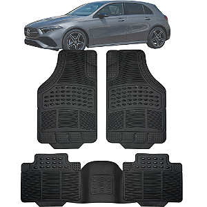 Jogo Tapete Automotivo Carpete Borracha Reforçado Com Tunel A200 Hatch