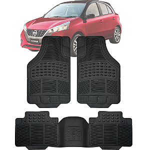 Jogo Tapete Automotivo Carpete Borracha PVC Reforçado Com Tunel March