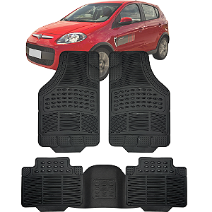 Tapete Automotivo Carpete Borracha PVC Reforçado Com Tunel Fiat Palio