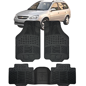 Tapete Automotivo Carpete Borracha Reforçado Com Tunel Chevrolet Wagon