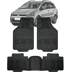 Tapete Automotivo Carpete Borracha PVC Reforçado Com Tunel Spacefox