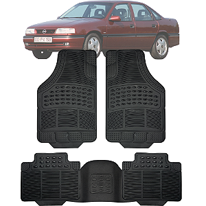 Tapete Automotivo Carpete Borracha PVC Reforçado Com Tunel Vectra Sedan