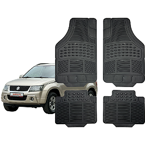 Jogo Tapete Automotivo Universal 4 peças Borracha Suzuki Grand Vitara