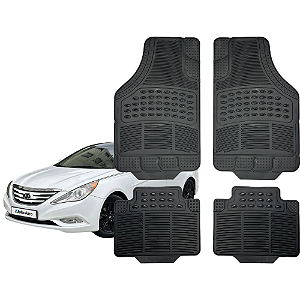 Jogo Tapete Automotivo Universal 4 Peça PVC Borracha Hyundai Sonata