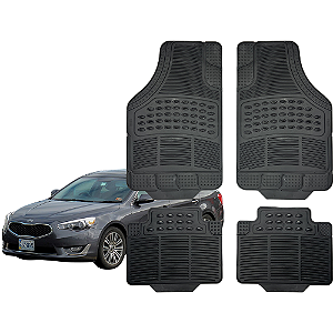 Jogo de Tapete Automotivo Universal 4 Peça PVC Borracha Kia Cadenza