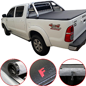Capota Marítima Flash Force Hilux Dupla 2005 A 2015 Com Santo Trek