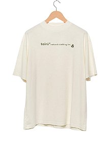 Camiseta Tairú Frase Off White