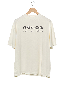 Camiseta Tairú Values Off White