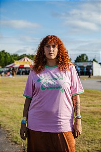 Camiseta Tairú Mapa dos Festivais - Agitadora Rosa