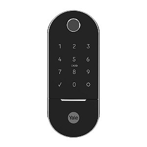 Fechadura Digital LIA Rolete Cromo - biometria senha chave
