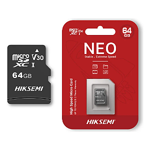 Cartão de Memória Micro SD 64GB Hs-tf-c1 para Câmeras Wi-Fi