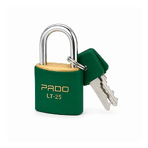 Cadeado de Latão SM LT-25mm Verde Pado Seguro e resistente