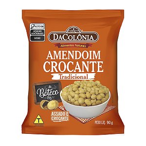 Amendoim Crocante Levemente Salgado 15x90g