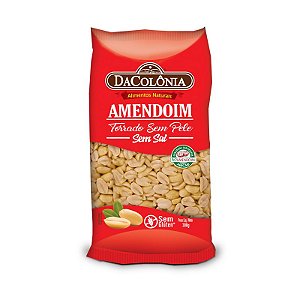 Amendoim Torrado sem Pele 20x300g