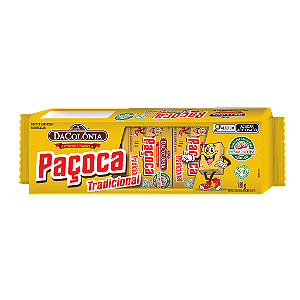 Paçoca Retangular Tradicional 20x180g
