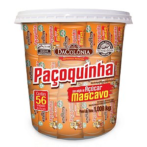 Paçoca Rolha com Açúcar Mascavo 8x1,008kg