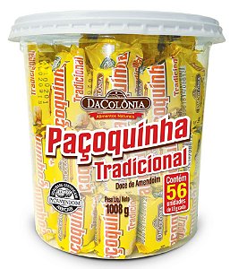 Paçoca Rolha Tradicional Pote 8x1,008kg