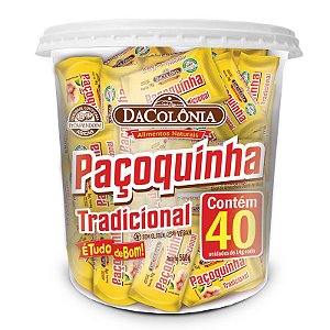 Paçoca Rolha Tradicional Pote 8x560g