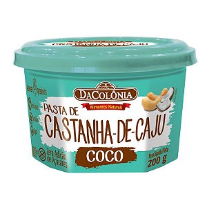 Pasta de Castanha-de-Caju c/Coco 12x200g