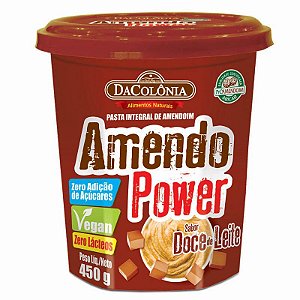 Pasta de Amendoim sabor Doce de Leite AmendoPower 6x450g