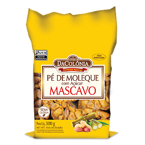 Pé de Moleque c/ Mascavo e Melado 15x300g