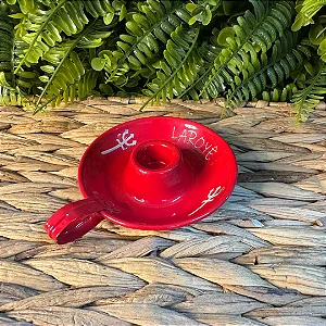 Castiçal de Vela Palito Pombagira Laroyê - Vermelho