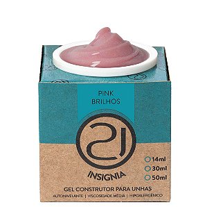 GEL INSIGNIA PINK BRILHOS 34G