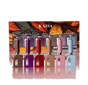 KIT C/6 ESMALTES EM GEL COLEÇÃO GRAMADO