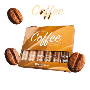 COLEÇAO COFFE ESMALTE EM GEL RISA