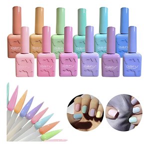 KIT ESMALTE DAFU TONS PASTEIS