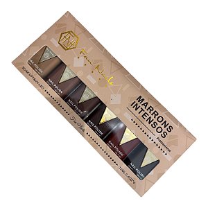 KIT ESMALTE FAN NAILS MARRONS INTENSOS