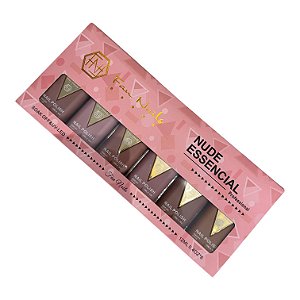 KIT ESMALTE FAN NAILS NUDE ESSENCIAL