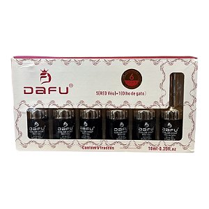 KIT ESMALTE EM GEL DAFU RED VEU
