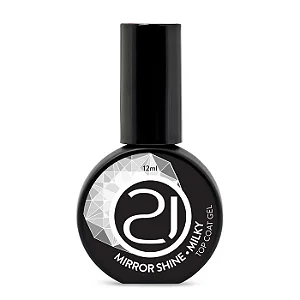 TOP COAT MIRROR SHINE MILKY NAILS21