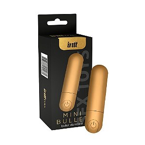 Mini Bullet Dourado – Vibrador Discreto e Potente | Intt