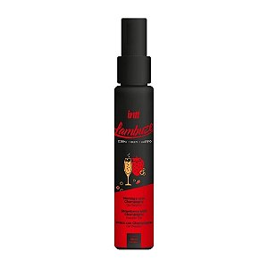 Lambuze Morango com Champagne – Gel Beijável com Efeito Quente 55 ml | Intt