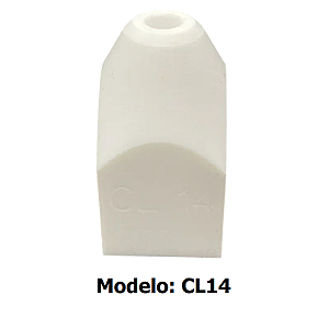 Bico em Telfon para Extrusora Leister e Weldy Modelo cl14