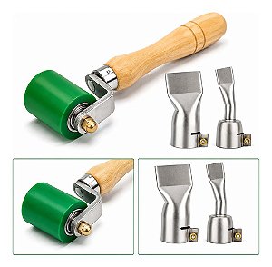 Rolo Silicone Bico Chato Vulcanização Solda Lonas Mantas Pvc Verde