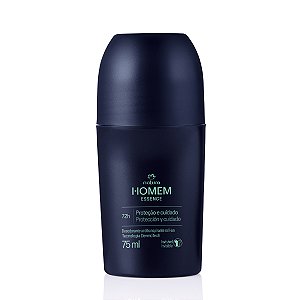 Desodorante Antitranspirante Roll-On Natura Homem Essence Invisible 75ml