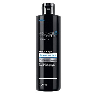 Shampoo 2 em 1 Anti Caspa 300ml Avon