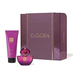 Kit Presente Roxo Miniatura: Eau de Parfum 35ml + Loção Desodorante Hidratante Corporal 100ml
