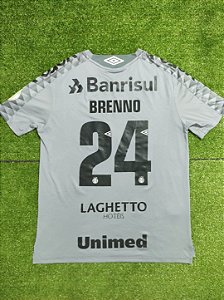 Camisa Grêmio 2019 Goleiro Cinza - #24 Brenno - Tam G